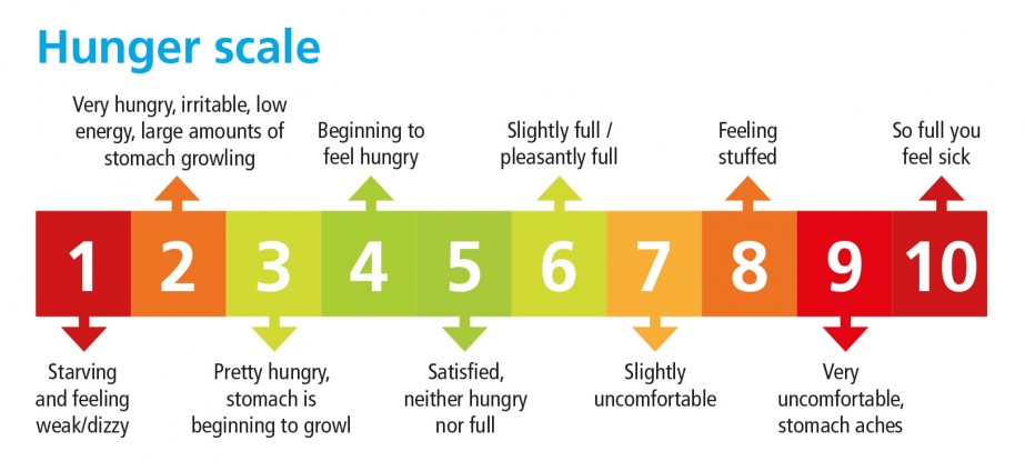 An image of the Hunger scale