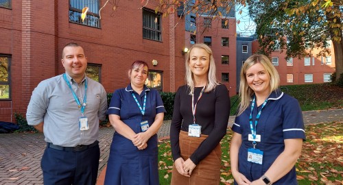 QN at LCH - L-R - Matt Peel, Suzanne Parker, Lucy Shuttleworth and Emma Gaunt